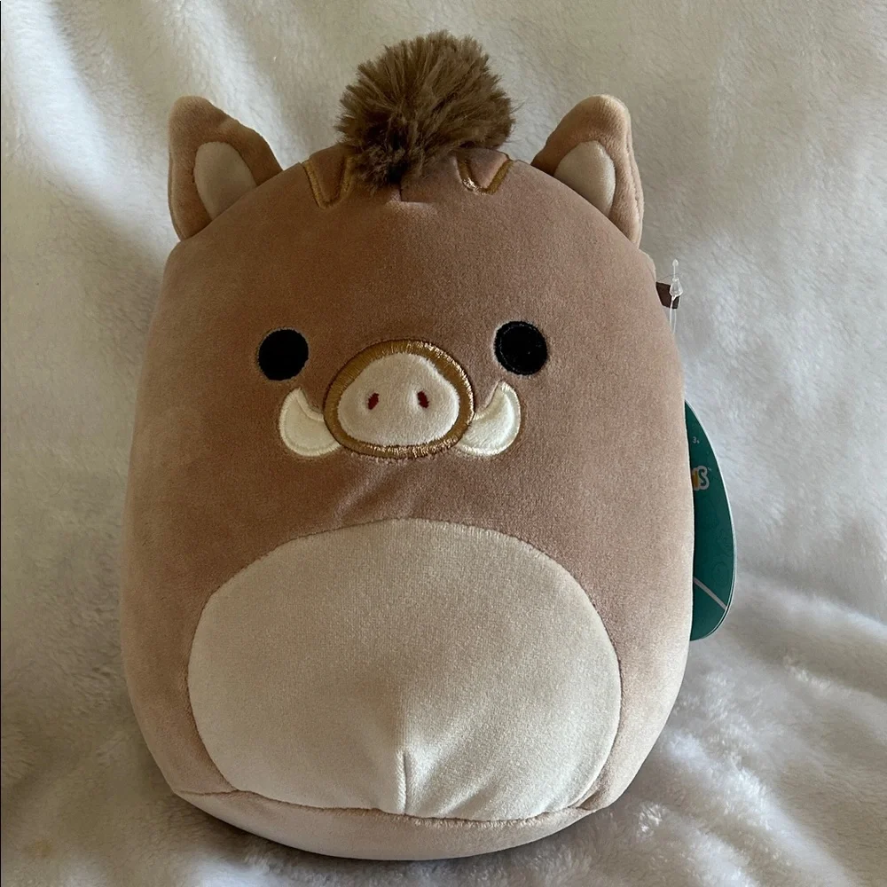 🦖 NWT Squishmallows Warren the Boar 🐗 7”